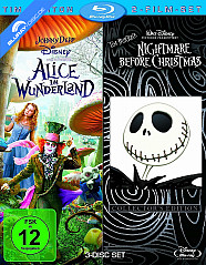 Alice im Wunderland & Nightmare before Christmas (Doppelset) Blu-ray