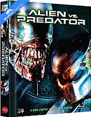 Alien vs. Predator (Erweiterte Fassung) (Limited Mediabook Edition) (Cover D) (Blu-ray + DVD + Bonus-DVD) Blu-ray
