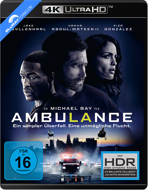 Ambulance 2022 4K 4K UHD Blu-ray - Film Details 