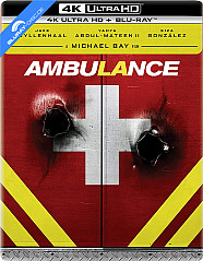 Ambulance (2022) 4K - Edizione Limitata Steelbook (4K UHD + Blu-ray) (IT Import ohne dt. Ton) Blu-ray