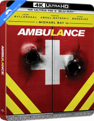 Ambulance (2022) 4K - Limited Edition Steelbook (4K UHD + Blu-ray) (TH Import ohne dt. Ton) Blu-ray
