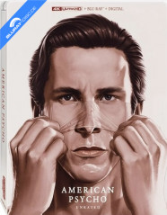 American Psycho (2000) 4K - Uncut - Walmart Exclusive Limited Edition PET Slipcover Steelbook (Neuauflage) (4K UHD + Blu-ray + Digital Copy) (US Import ohne dt. Ton) Blu-ray