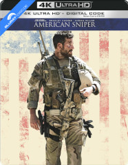American Sniper (2014) 4K - Limited Edition Steelbook (4K UHD + Digital Copy) (US Import) Blu-ray