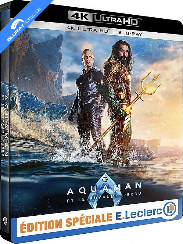 Aquaman et le Royaume perdu 4K E.Leclerc Exclusive Édition Spéciale Steelbook 4K UHD + Bluray