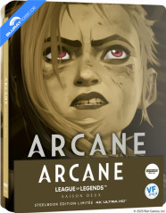 Arcane: League of Legends - Saison 2 4K - Édition Limitée Steelbook (4K UHD + Bonus Blu-ray) (FR Import ohne dt. Ton) Blu-ray Arcane: League of Legends - Saison 2 4K - Édition Limitée Steelbook (4K UHD + Bonus Blu-ray) (FR Import ohne dt. Ton) Blu-ray