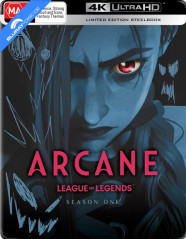 Arcane: League of Legends - Season One 4K - JB Hi-Fi Exclusive Limited Edition Steelbook (4K UHD + Bonus Blu-ray) (AU Import ohne dt. Ton) Blu-ray