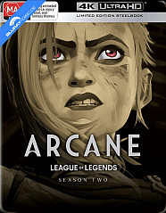 Arcane: League of Legends - Season Two 4K - JB Hi-Fi Exclusive Limited Edition Steelbook (4K UHD + Bonus Blu-ray) (AU Import ohne dt. Ton) Blu-ray