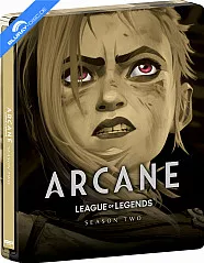 Arcane: League of Legends - Season Two 4K - Limited Edition Steelbook (4K UHD + Bonus Blu-ray) (UK Import ohne dt. Ton) Blu-ray