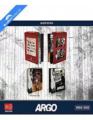 Argo (2012) - Theatrical and Extended Cut 4K - HDzeta Exclusive Silver Label Limited Edition Steelbook - One-Click Box Set (4K UHD + Blu-ray + Bonus Blu-ray) (CN Import) Blu-ray