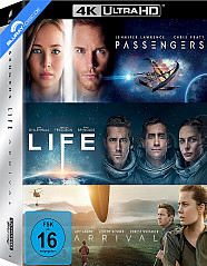 Arrival (2016) 4K + Life (2017) 4K + Passengers (2016) 4K (4K UHD) Blu-ray