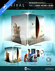 Arrival (2016) 4K - WeET Collection Exclusive #17 Limited Edition PET 1/4 Slip Steelbook (4K UHD + Blu-ray) (KR Import) Blu-ray