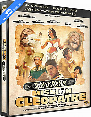 Astérix & Obélix: Mission Cléopâtre 4K - Boîtier Limitée PET Slipcover Steelbook (4K UHD + Blu-ray + DVD + Bonus DVD) (FR Import ohne dt. Ton) Blu-ray