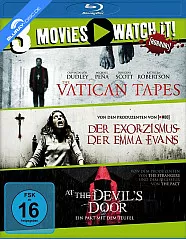 At the Devil's Door (2014) + Der Exorzismus der Emma Evans + The Vatican Tapes (3-Disc Set) Blu-ray