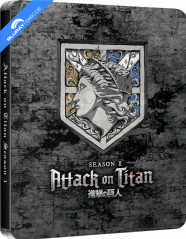 Attack on Titan: Season 1 - Limited Edition Steelbook (Region A - US Import ohne dt. Ton) Blu-ray