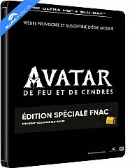Avatar: De Feu et de Cendres 3D - FNAC Exclusive Édition Limitée Steelbook (Blu-ray 3D + Blu-ray + Bonus Blu-ray) (FR Import ohne dt. Ton) Blu-ray