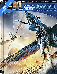 Avatar: The Way of Water 4K - Best Buy Exclusive Limited Edition Steelbook (4K UHD + Blu-ray + Bonus Blu-ray + Digital Copy) (US Import ohne dt. Ton) Blu-ray