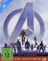 Avengers: Endgame (2019) 3D - Limited Edition Steelbook (Blu-ray 3D + Blu-ray + Bonus Disc) (CH Import) Blu-ray
