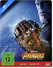Avengers: Infinity War 3D (Limited Steelbook Edition) (Blu-ray 3D + Blu-ray) Blu-ray