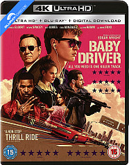 Baby Driver (2017) 4K (4K UHD + Blu-ray + UV Copy) (UK Import ohne dt. Ton) Blu-ray