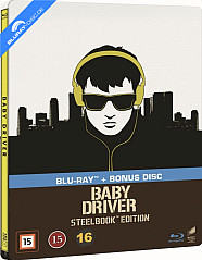 Baby Driver (2017) - Limited Edition Steelbook (Blu-ray + Bonus Blu-ray) (SE Import) Blu-ray