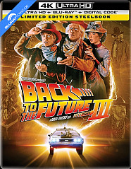 Back to the Future III (1990) 4K - Limited Edition Steelbook (4K UHD + Blu-ray + Bonus Blu-ray + Digital Copy) (US Import ohne dt. Ton) Blu-ray
