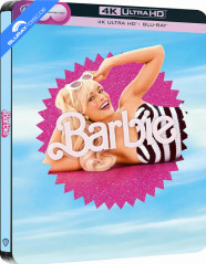 Barbie (2023) 4K - Edizione Limitata Cover B Steelbook (4K UHD + Blu-ray) (IT Import ohne dt. Ton) Blu-ray