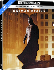 Batman Begins (2005) 4K - Limited Edition Steelbook (4K UHD + Blu-ray + Bonus Blu-ray) (HK Import) Blu-ray