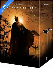 Batman Begins (2005) 4K - Manta Lab Exclusive #53 Limited Edition Fullslip Steelbook - One-Click Box Set (4K UHD + Blu-ray + Bonus Blu-ray) (HK Import) Blu-ray