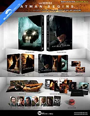 Batman Begins (2005) 4K - WeET Collection Exclusive #22 Fullslip Steelbook (4K UHD + Blu-ray + Bonus Blu-ray) (KR Import) Blu-ray