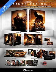 Batman Begins (2005) 4K - WeET Collection Exclusive #22 Lenticular Fullslip Steelbook (4K UHD + Blu-ray + Bonus Blu-ray) (KR Import) Blu-ray