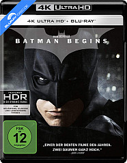 Batman Begins 4K (4K UHD + Blu-ray + Bonus Blu-ray + UV Copy) Blu-ray