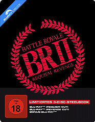 Battle Royale 2 (Limited Steelbook Edition) (Requiem + Revenge Cut + Bonus Blu-ray) Blu-ray