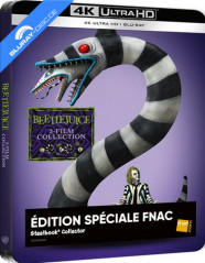 Beetlejuice 4K - FNAC Exclusive 2-Film Premium Édition Spéciale Collector Steelbook (4K UHD + Blu-ray) (FR Import) Blu-ray