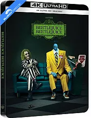 Beetlejuice Beetlejuice 4K - Edizione Limitata Cover B Steelbook (4K UHD + Blu-ray) (IT Import) Blu-ray