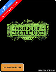 Beetlejuice Beetlejuice 4K - JB Hi-Fi Exclusive Limited Edition Steelbook (4K UHD + Blu-ray) (AU Import ohne dt. Ton) Blu-ray