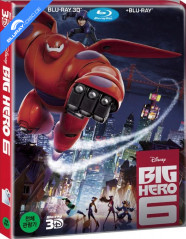 Big Hero 6 (2014) 3D - Limited Edition PET Slipcover Steelbook (Blu-ray 3D + Blu-ray) (KR Import ohne dt. Ton) Blu-ray