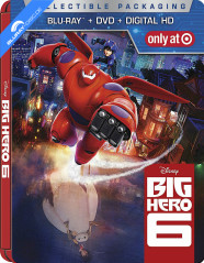 Big Hero 6 (2014) - Target Exclusive Limited Edition Steelbook (Blu-ray + DVD + UV Copy) (US Import ohne dt. Ton) Blu-ray