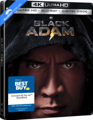 Black Adam (2022) 4K - Best Buy Exclusive Limited Edition Steelbook (4K UHD + Blu-ray + Digital Copy) (US Import) Blu-ray