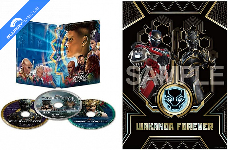 Black Panther: Wakanda Forever 4K - Amazon Exclusive Limited Wakanda