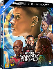 Black Panther: Wakanda Forever 4K - Limited Wakanda Art Edition Steelbook (4K UHD + Blu-ray) (SE Import ohne dt. Ton) Blu-ray