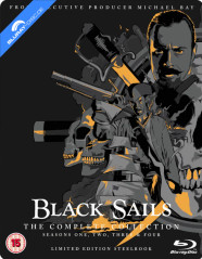 Black Sails: The Complete Collection - Limited Edition PET Slipcover Steelbook (UK Import) Blu-ray