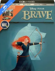 Brave (2012) 4K - Best Buy Exclusive Limited Edition Steelbook (4K UHD + Blu-ray + Bonus Blu-ray + Digital Copy) (US Import ohne dt. Ton) Blu-ray