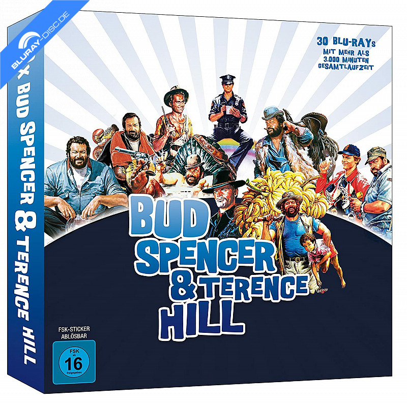 Bud Spencer & Terence Hill Box 30 Filme Collection Limited Buchbox Edition  Blu-ray - Film Details