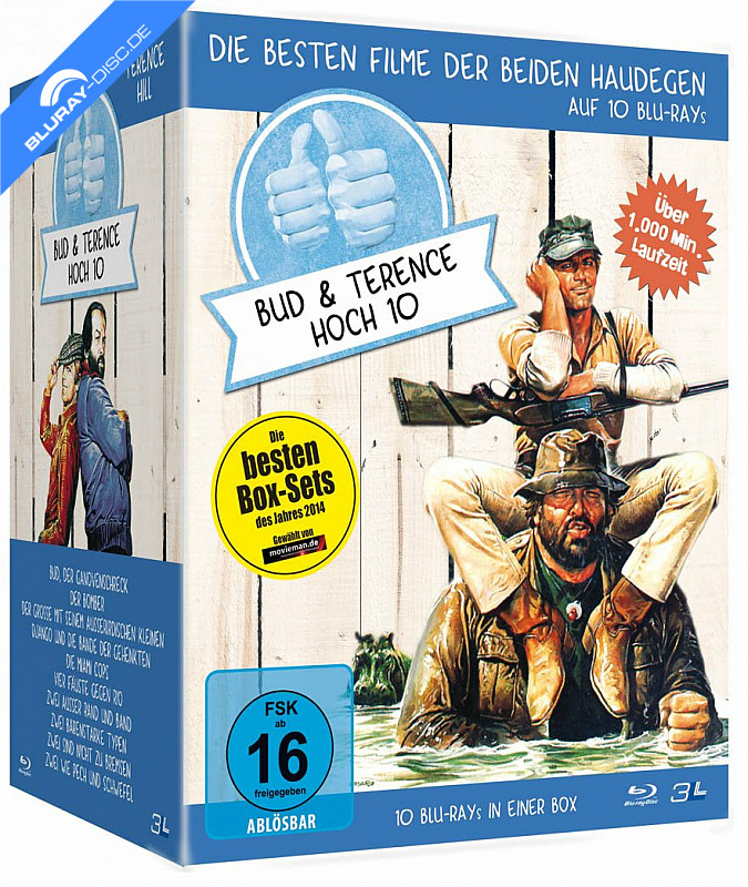 Bud & Terence Hoch 10 - Die besten Filme der beiden Haudegen 10 Film  Collection Blu-ray - Film Details