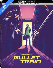 Bullet Train (2022) 4K - Édition Boîtier Steelbook (4K UHD + Blu-ray) (FR Import ohne dt. Ton) Blu-ray
