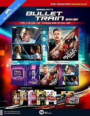 Bullet Train (2022) 4K - WeET Collection Exclusive #27 Limited Edition Fullslip Steelbook (4K UHD + Blu-ray) (KR Import ohne dt. Ton) Blu-ray