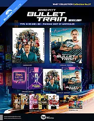 Bullet Train (2022) 4K - WeET Collection Exclusive #27 Limited Edition Lenticular Slip Steelbook (4K UHD + Blu-ray) (KR Import ohne dt. Ton) Blu-ray
