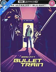 Bullet Train (2022) 4K - Zavvi Exclusive Limited Edition Steelbook (4K UHD + Blu-ray) (UK Import) Blu-ray