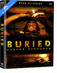 Buried - Lebend begraben (2010) (Limited Mediabook Edition) (Cover A) (AT Import) Blu-ray