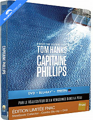 Capitaine Phillips - FNAC Exclusive Édition Limitée Boîtier Steelbook (Blu-ray + DVD + Digital Copy) (FR Import) Blu-ray